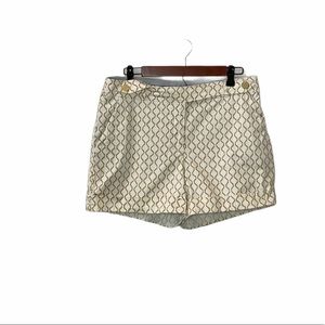 Meadow Rue High Waist Button Tab Shorts Size 10